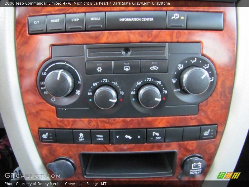 Midnight Blue Pearl / Dark Slate Gray/Light Graystone 2006 Jeep Commander Limited 4x4