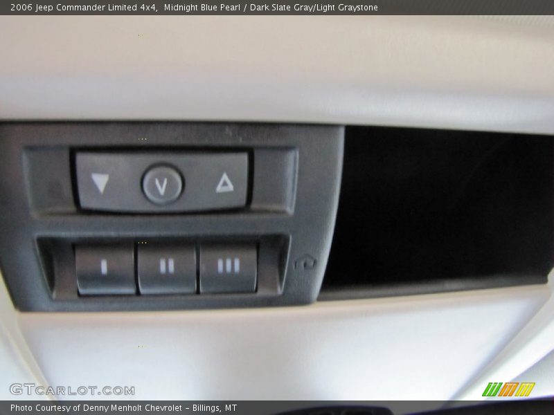 Midnight Blue Pearl / Dark Slate Gray/Light Graystone 2006 Jeep Commander Limited 4x4