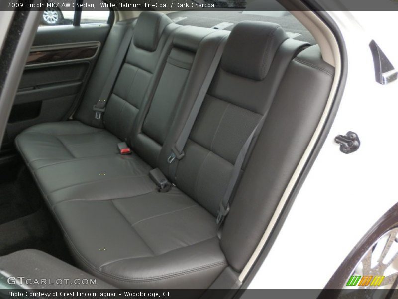 White Platinum Tri-Coat / Dark Charcoal 2009 Lincoln MKZ AWD Sedan