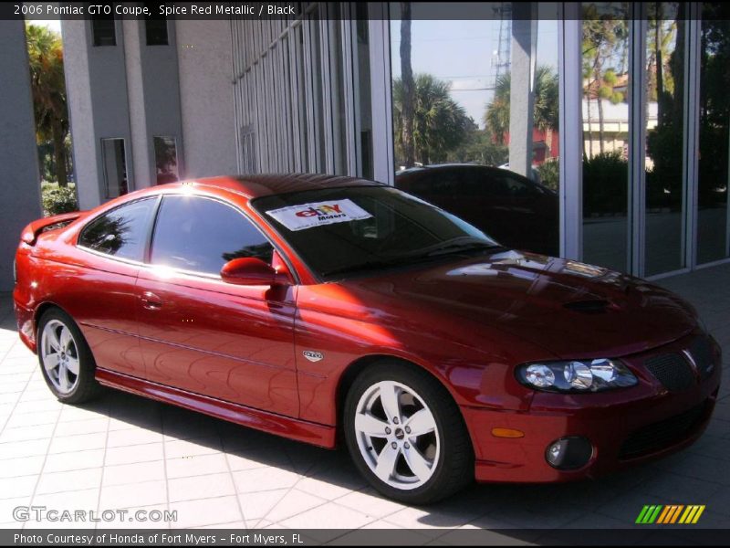 Spice Red Metallic / Black 2006 Pontiac GTO Coupe
