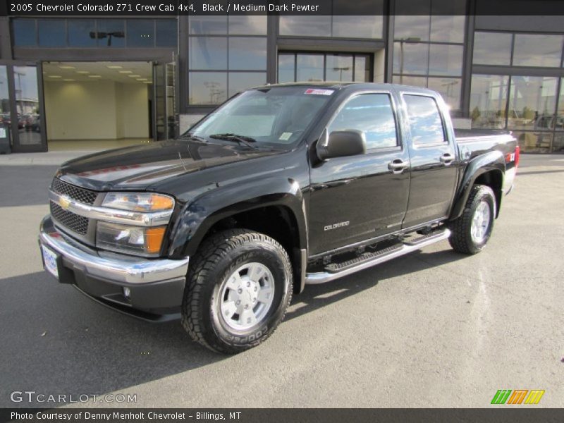 Black / Medium Dark Pewter 2005 Chevrolet Colorado Z71 Crew Cab 4x4