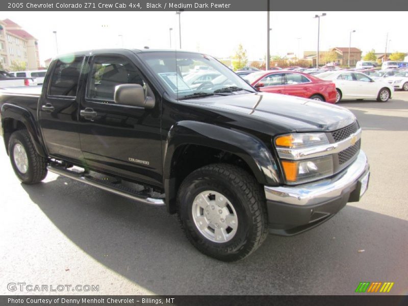 Black / Medium Dark Pewter 2005 Chevrolet Colorado Z71 Crew Cab 4x4