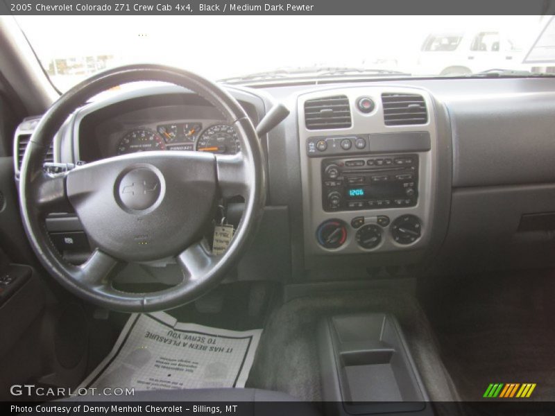 Black / Medium Dark Pewter 2005 Chevrolet Colorado Z71 Crew Cab 4x4