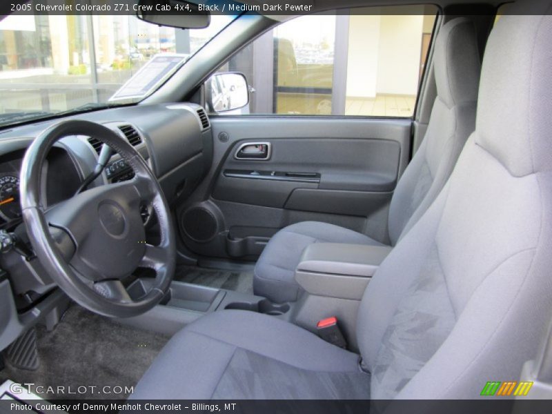 Black / Medium Dark Pewter 2005 Chevrolet Colorado Z71 Crew Cab 4x4