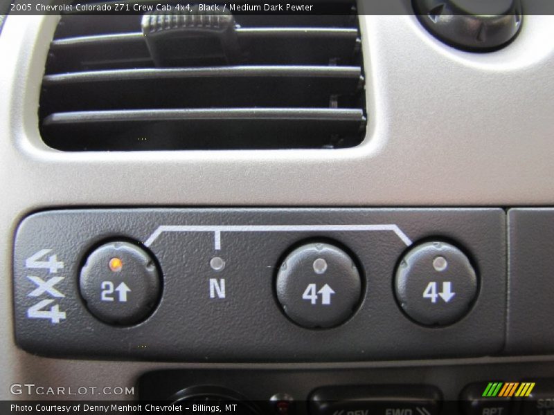Black / Medium Dark Pewter 2005 Chevrolet Colorado Z71 Crew Cab 4x4