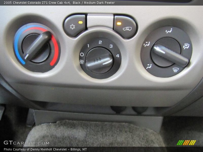 Black / Medium Dark Pewter 2005 Chevrolet Colorado Z71 Crew Cab 4x4