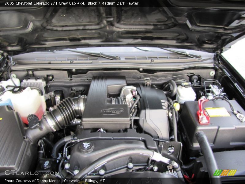 Black / Medium Dark Pewter 2005 Chevrolet Colorado Z71 Crew Cab 4x4