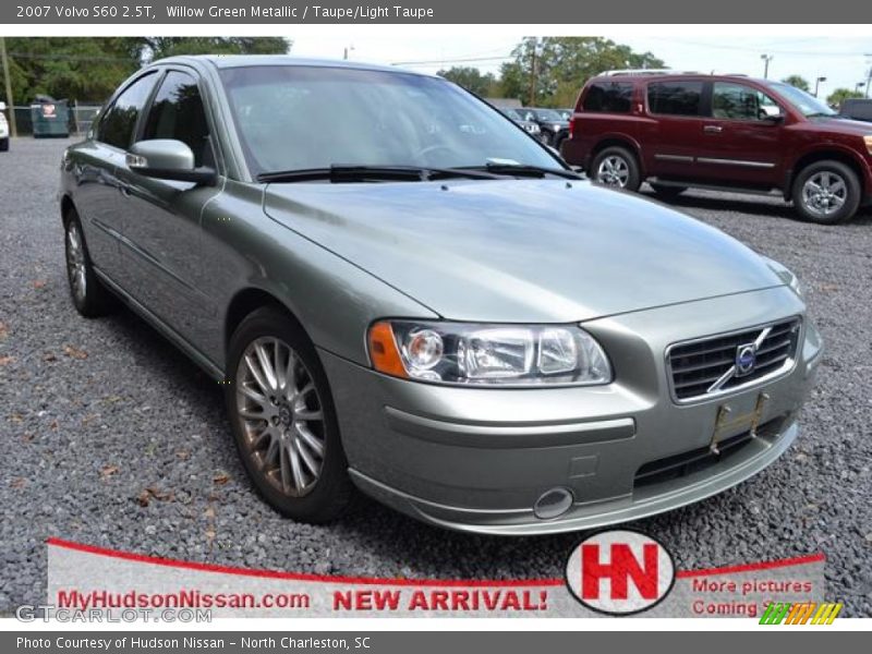 Willow Green Metallic / Taupe/Light Taupe 2007 Volvo S60 2.5T