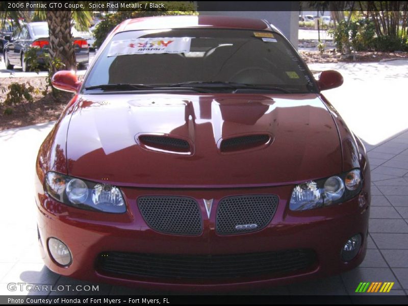 Spice Red Metallic / Black 2006 Pontiac GTO Coupe