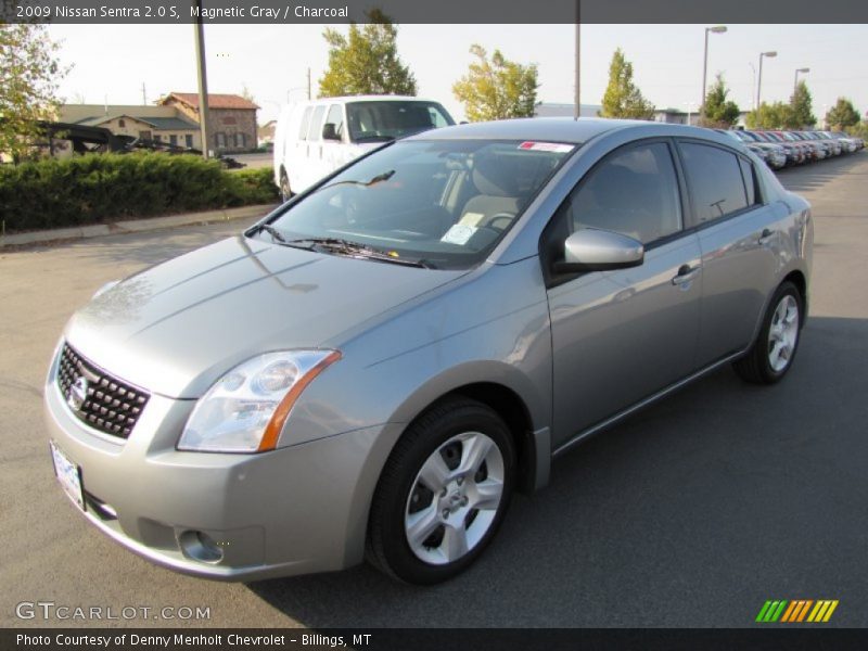 Magnetic Gray / Charcoal 2009 Nissan Sentra 2.0 S