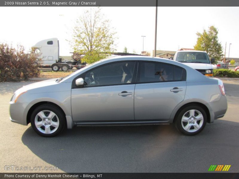 Magnetic Gray / Charcoal 2009 Nissan Sentra 2.0 S