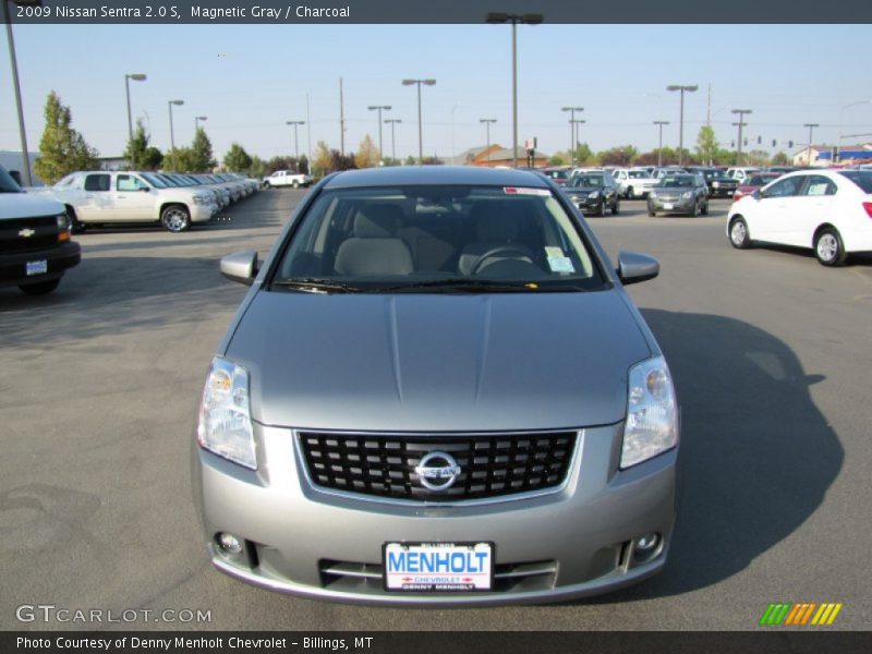 Magnetic Gray / Charcoal 2009 Nissan Sentra 2.0 S