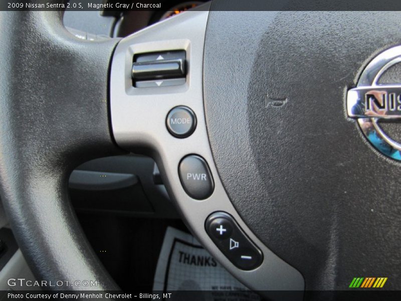 Magnetic Gray / Charcoal 2009 Nissan Sentra 2.0 S