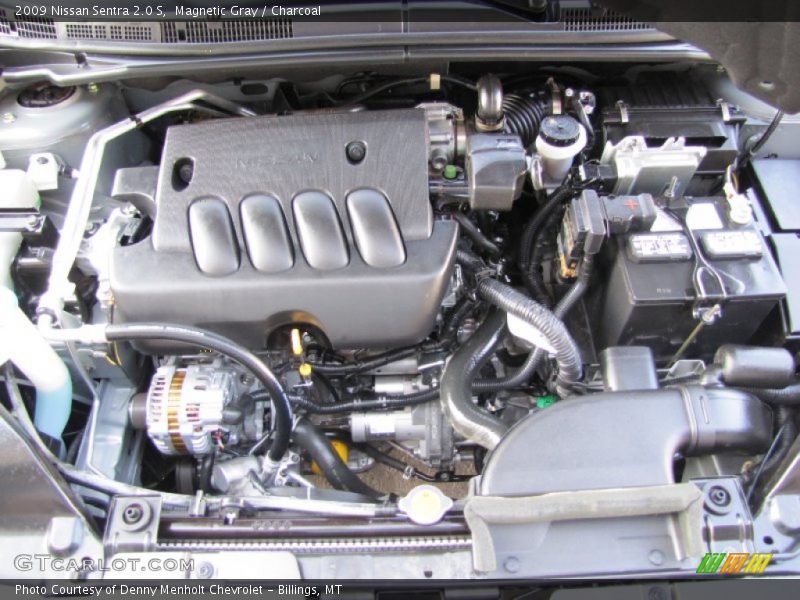 Magnetic Gray / Charcoal 2009 Nissan Sentra 2.0 S