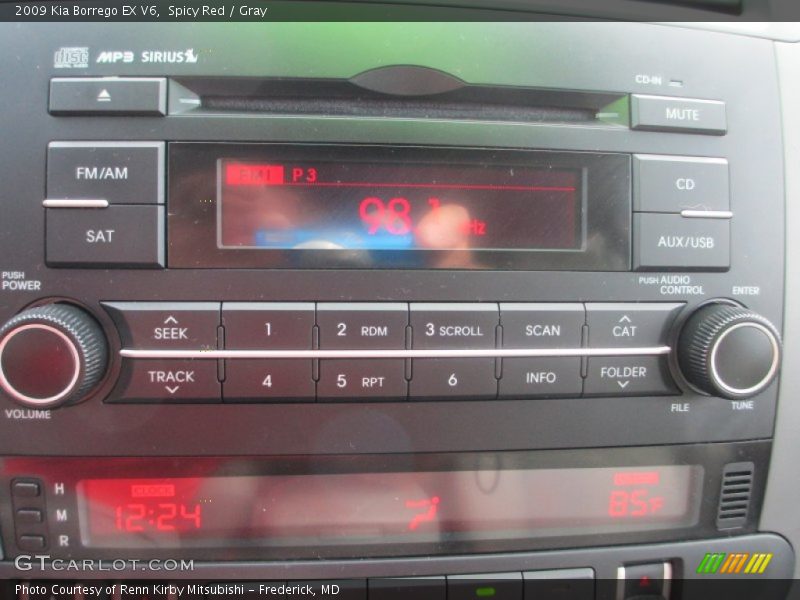 Spicy Red / Gray 2009 Kia Borrego EX V6