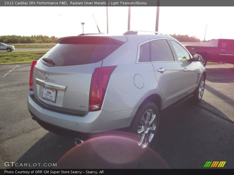 Radiant Silver Metallic / Light Titanium/Ebony 2013 Cadillac SRX Performance FWD