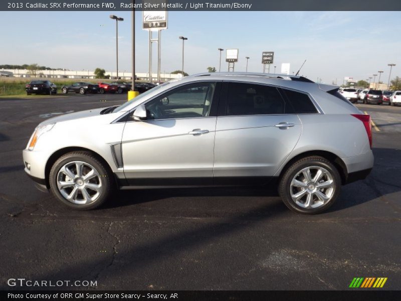 Radiant Silver Metallic / Light Titanium/Ebony 2013 Cadillac SRX Performance FWD