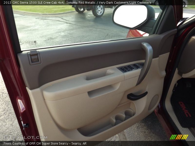 Sonoma Red Metallic / Very Dark Cashmere/Light Cashmere 2013 GMC Sierra 1500 SLE Crew Cab 4x4
