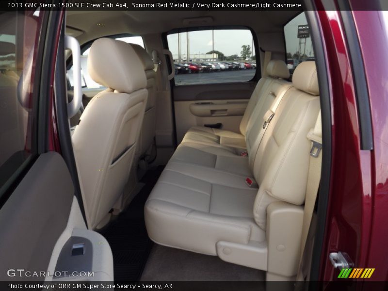 Sonoma Red Metallic / Very Dark Cashmere/Light Cashmere 2013 GMC Sierra 1500 SLE Crew Cab 4x4