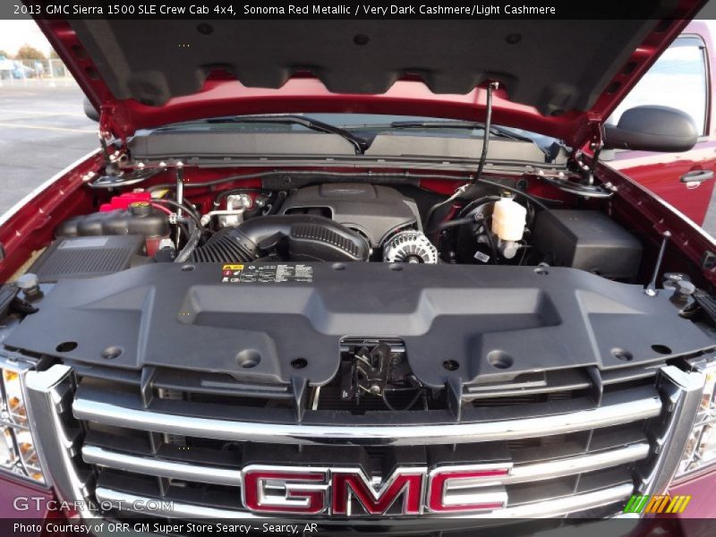 Sonoma Red Metallic / Very Dark Cashmere/Light Cashmere 2013 GMC Sierra 1500 SLE Crew Cab 4x4