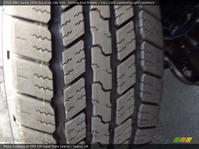 Sonoma Red Metallic / Very Dark Cashmere/Light Cashmere 2013 GMC Sierra 1500 SLE Crew Cab 4x4