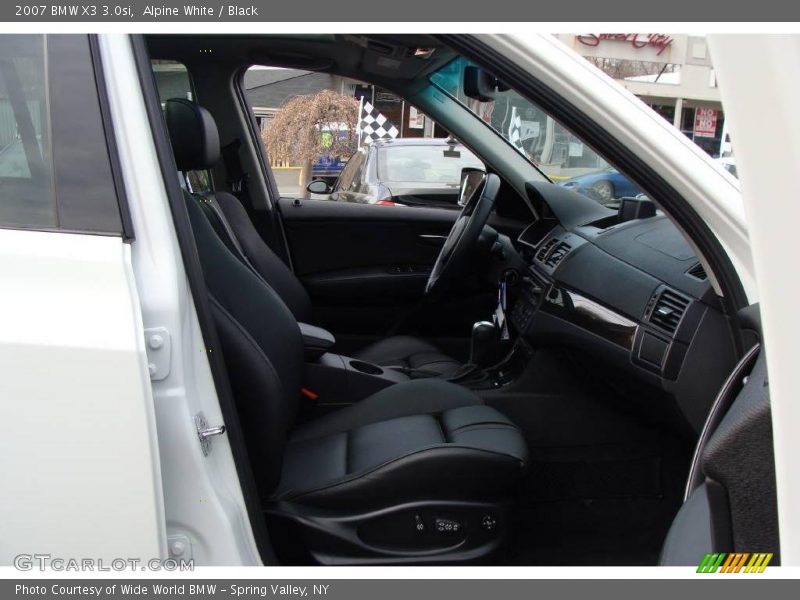 Alpine White / Black 2007 BMW X3 3.0si