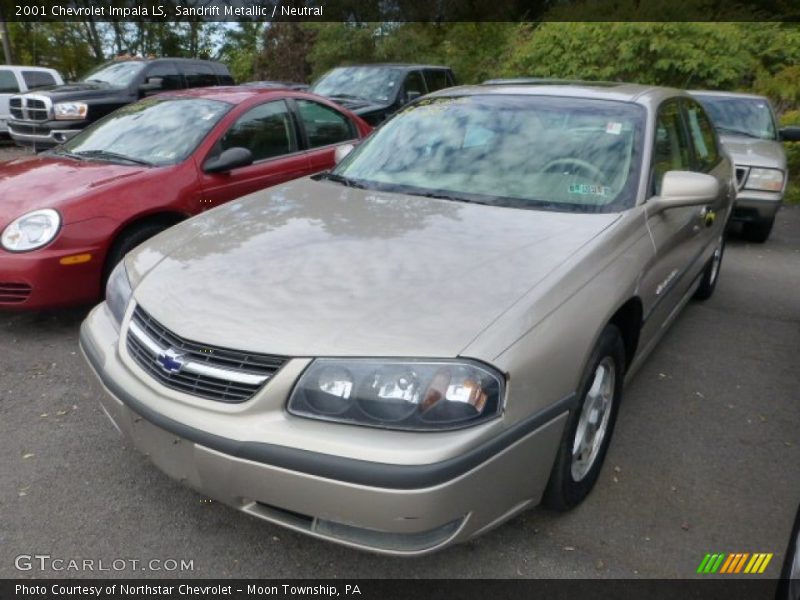 Sandrift Metallic / Neutral 2001 Chevrolet Impala LS