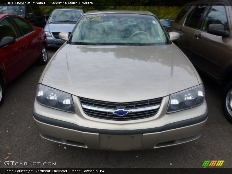 Sandrift Metallic / Neutral 2001 Chevrolet Impala LS