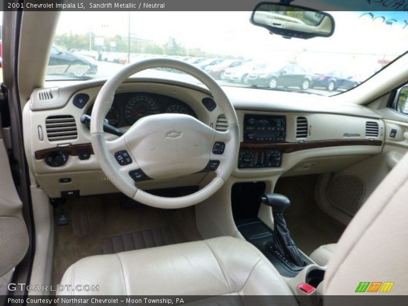 Sandrift Metallic / Neutral 2001 Chevrolet Impala LS
