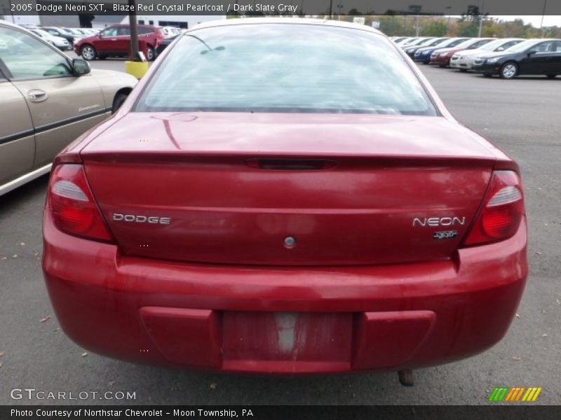 Blaze Red Crystal Pearlcoat / Dark Slate Gray 2005 Dodge Neon SXT