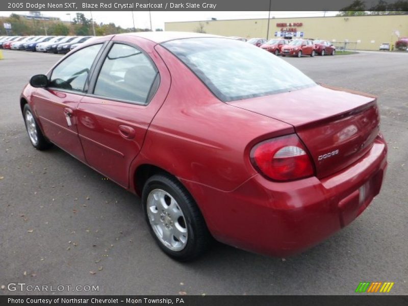 Blaze Red Crystal Pearlcoat / Dark Slate Gray 2005 Dodge Neon SXT