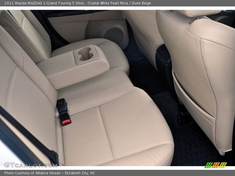 Crystal White Pearl Mica / Dune Beige 2011 Mazda MAZDA3 s Grand Touring 5 Door