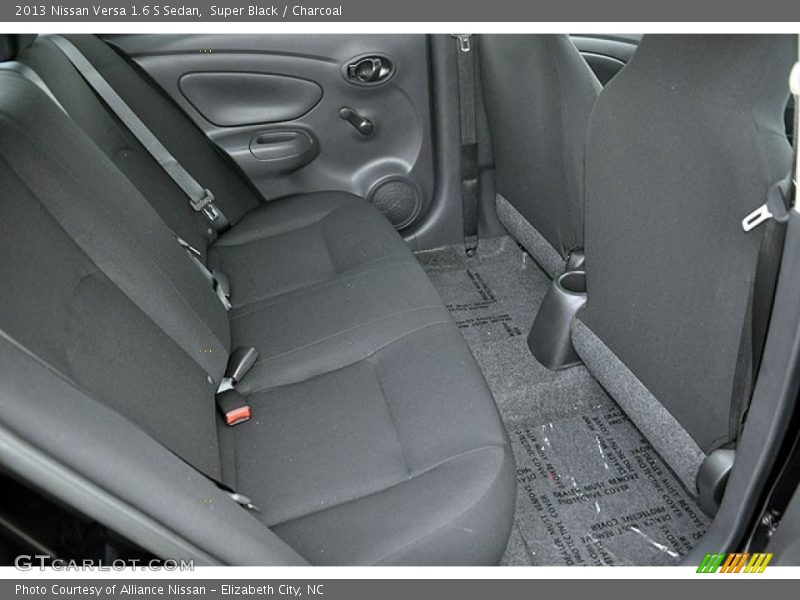 Rear Seat of 2013 Versa 1.6 S Sedan
