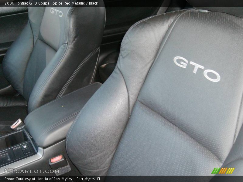 Spice Red Metallic / Black 2006 Pontiac GTO Coupe