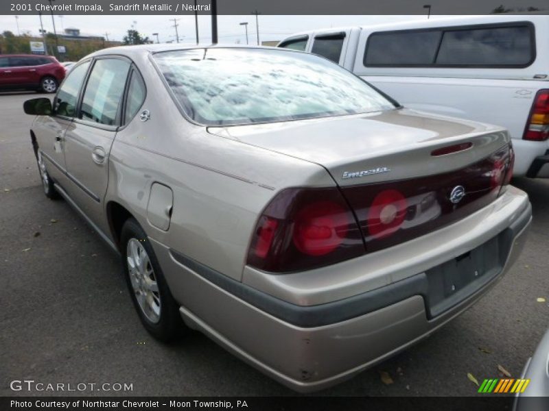 Sandrift Metallic / Neutral 2001 Chevrolet Impala