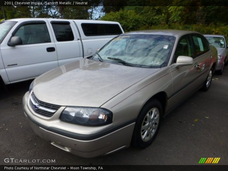 Sandrift Metallic / Neutral 2001 Chevrolet Impala