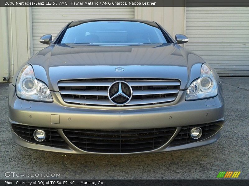 Pewter Metallic / AMG Charcoal Nappa Leather 2006 Mercedes-Benz CLS 55 AMG