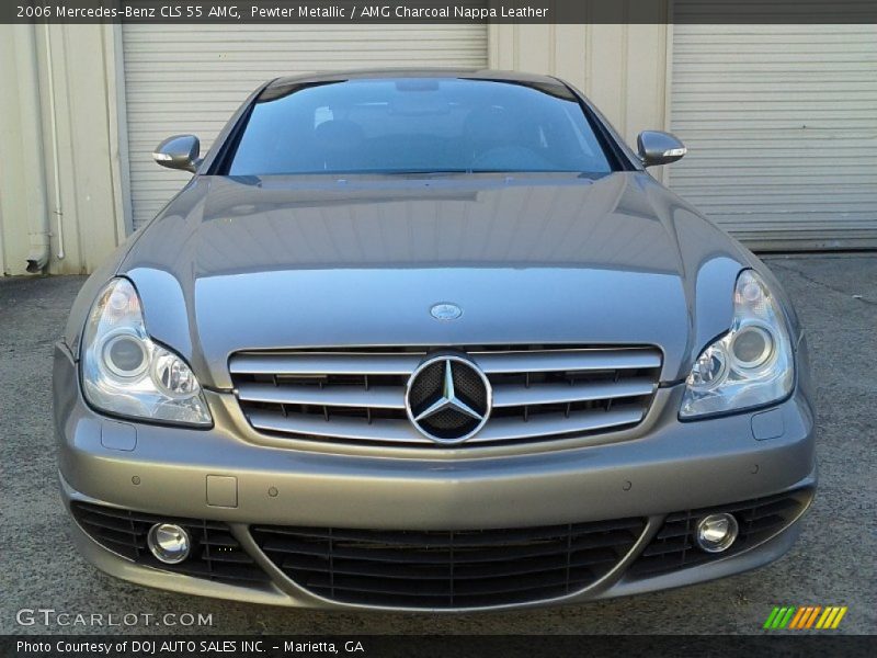 Pewter Metallic / AMG Charcoal Nappa Leather 2006 Mercedes-Benz CLS 55 AMG