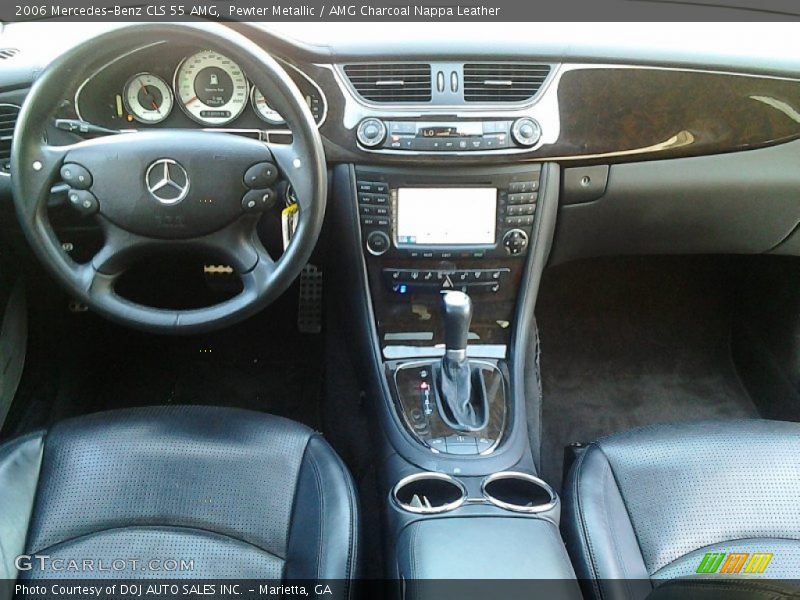 Pewter Metallic / AMG Charcoal Nappa Leather 2006 Mercedes-Benz CLS 55 AMG