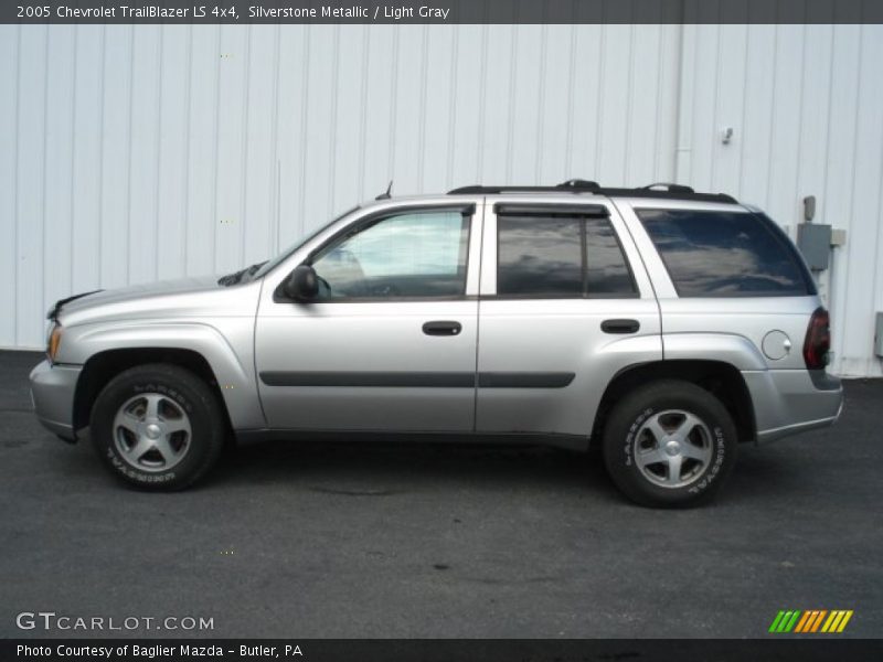 Silverstone Metallic / Light Gray 2005 Chevrolet TrailBlazer LS 4x4