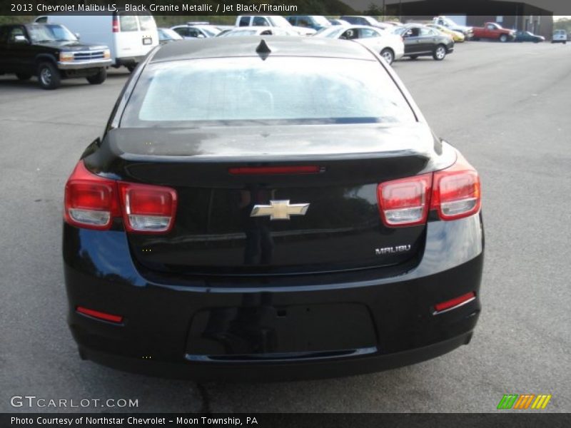 Black Granite Metallic / Jet Black/Titanium 2013 Chevrolet Malibu LS