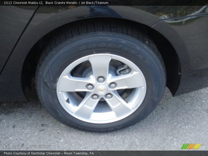 Black Granite Metallic / Jet Black/Titanium 2013 Chevrolet Malibu LS