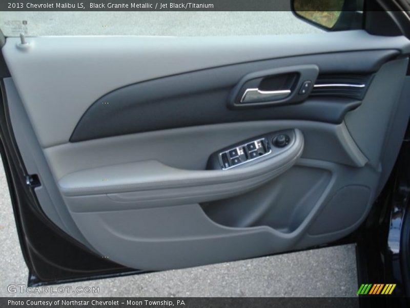 Black Granite Metallic / Jet Black/Titanium 2013 Chevrolet Malibu LS