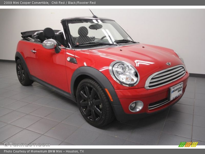 Front 3/4 View of 2009 Cooper Convertible