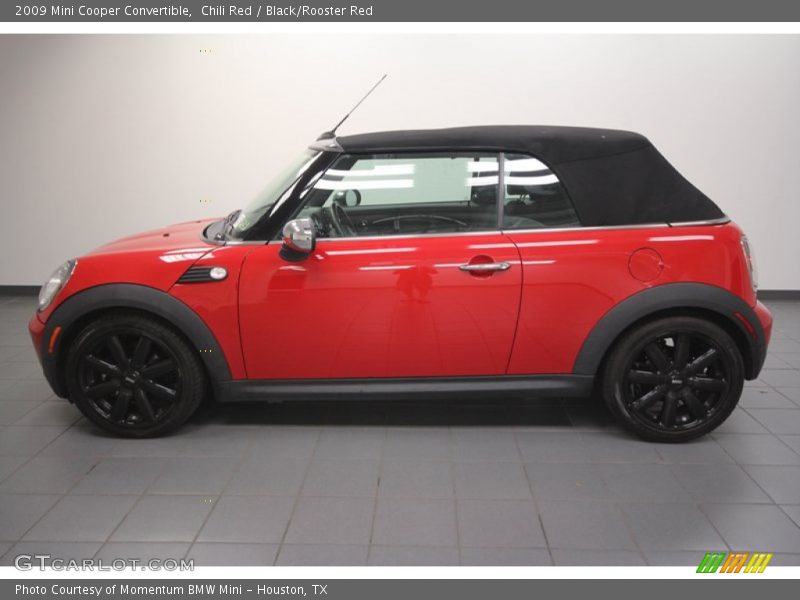  2009 Cooper Convertible Chili Red