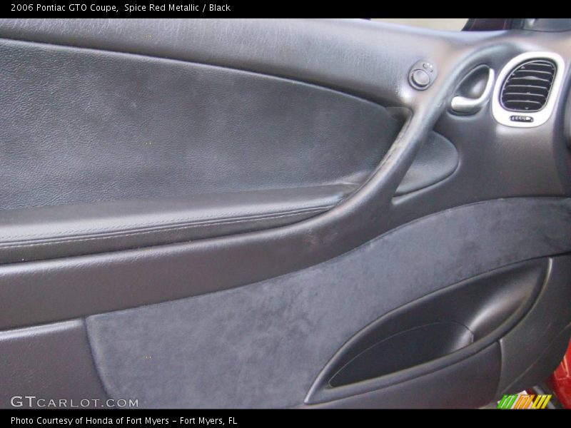 Spice Red Metallic / Black 2006 Pontiac GTO Coupe