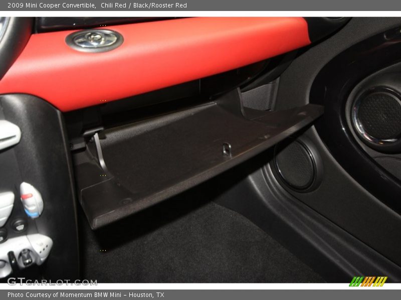 Chili Red / Black/Rooster Red 2009 Mini Cooper Convertible