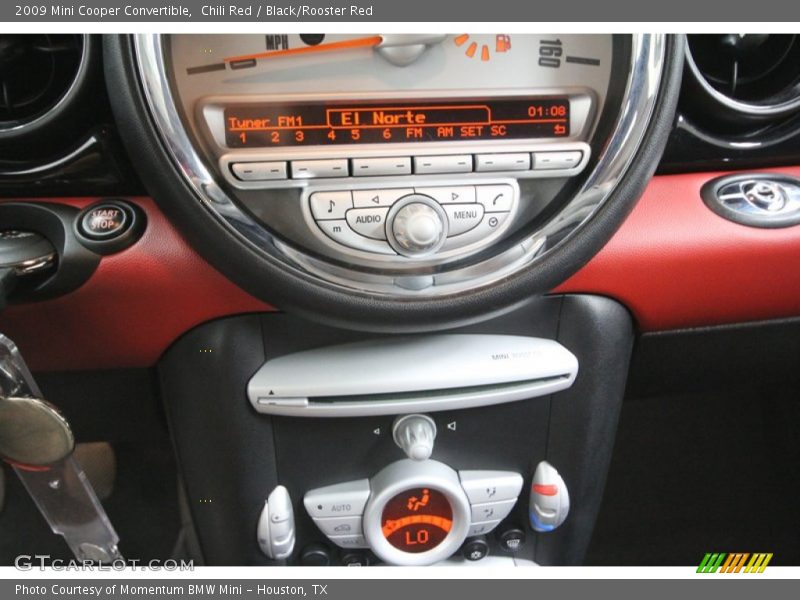 Chili Red / Black/Rooster Red 2009 Mini Cooper Convertible
