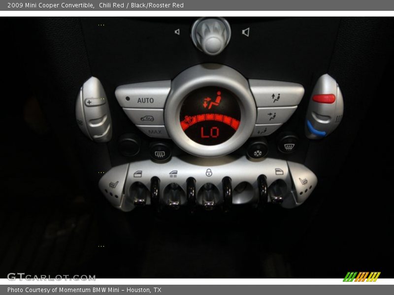 Controls of 2009 Cooper Convertible