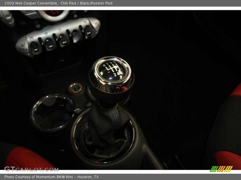 Chili Red / Black/Rooster Red 2009 Mini Cooper Convertible